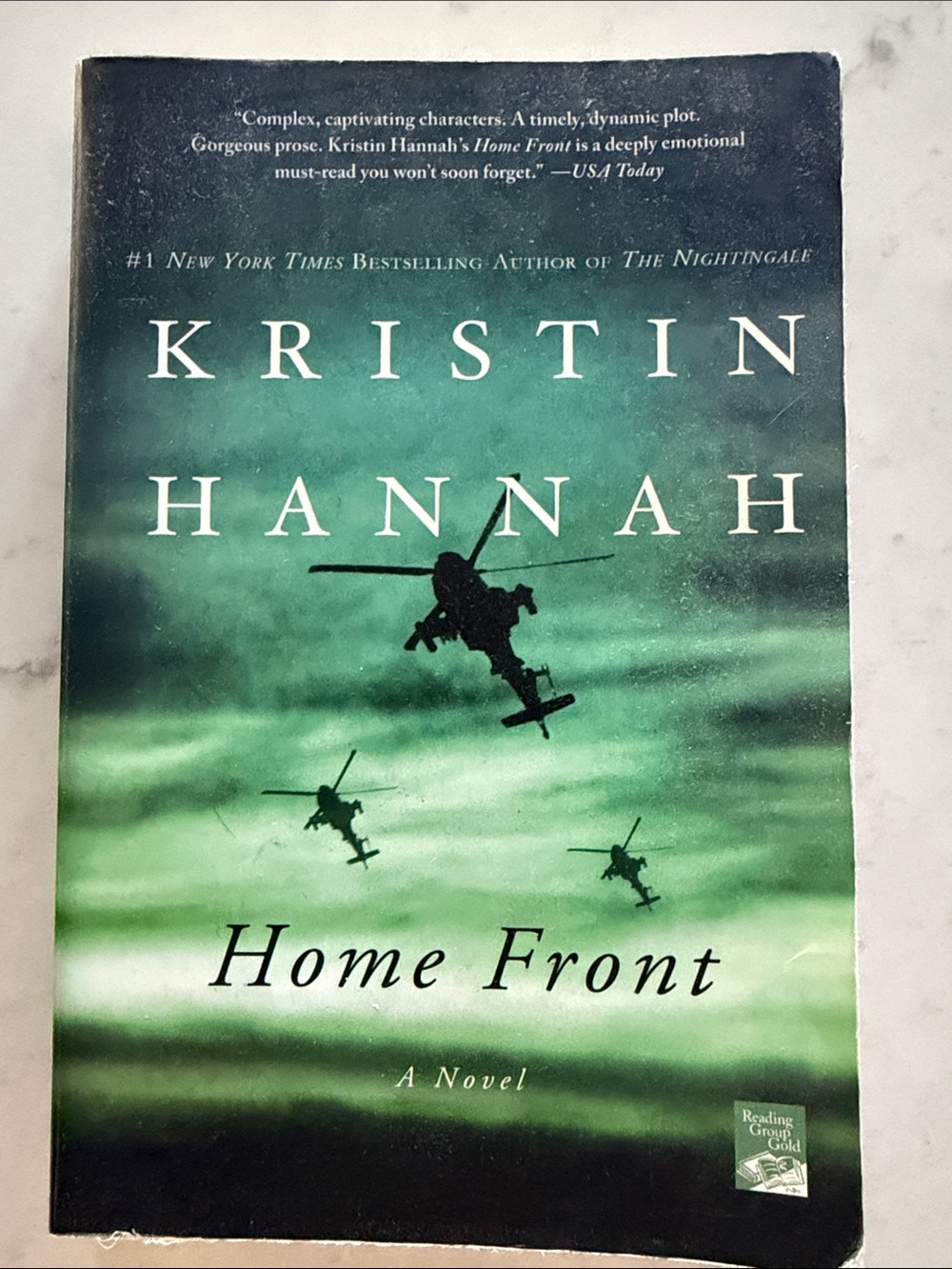 Kristin Hannah "Home Front" Paperback Novel - Green Cover